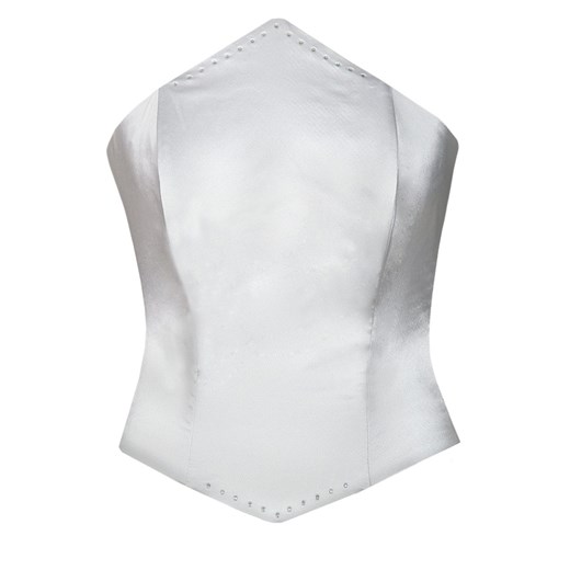 Gorset FGR047 SZARY BLADY ze sklepu fokus.pl w kategorii Bluzki damskie - zdjęcie 186620468