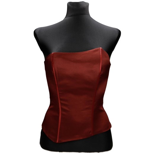 Gorset FGR000 BURGUNDOWY ze sklepu fokus.pl w kategorii Bluzki damskie - zdjęcie 186620598