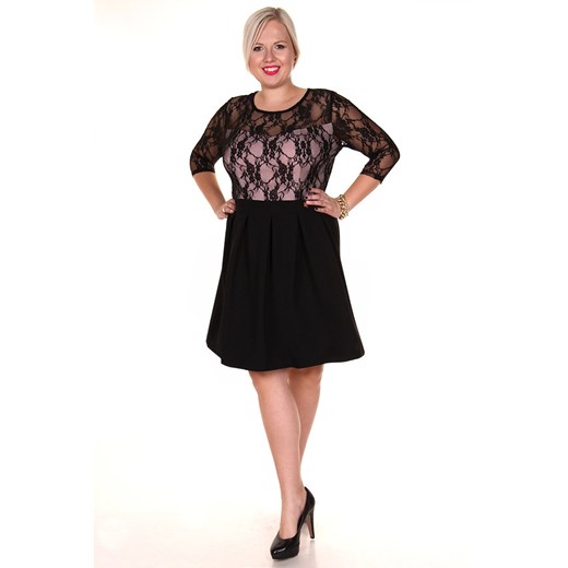 Sukienka FSU489 CZARNY ze sklepu fokus.pl w kategorii Sukienki - zdjęcie 186620909