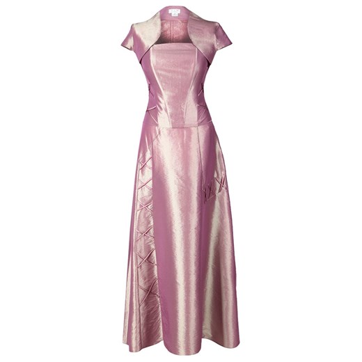 Sukienka FSU087 RÓŻOWY BRUDNY ze sklepu fokus.pl w kategorii Sukienki - zdjęcie 186621149