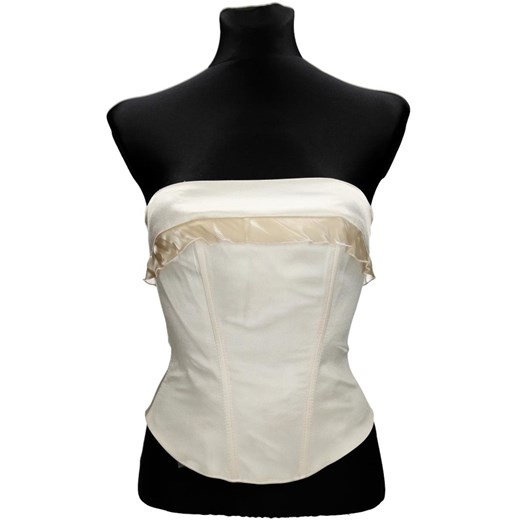 Gorset FGR006 EKRI ze sklepu fokus.pl w kategorii Bluzki damskie - zdjęcie 186621568