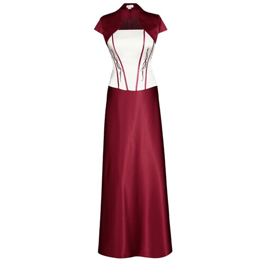 Sukienka FSU133 BORDOWY ze sklepu fokus.pl w kategorii Sukienki - zdjęcie 186621577