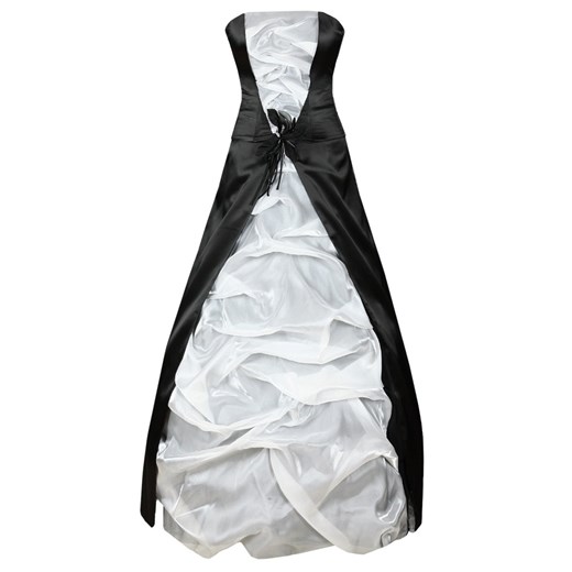 Sukienka FSU037 CZARNY + BIAŁY ze sklepu fokus.pl w kategorii Sukienki - zdjęcie 186621638