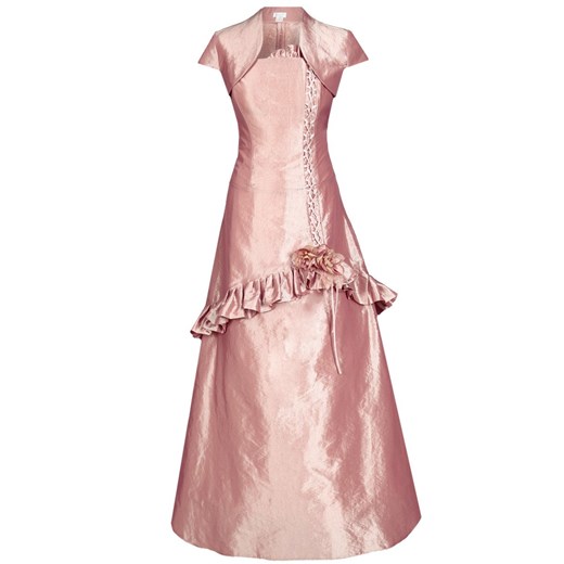 Sukienka FSU136 ŁOSOSIOWY CIEMNY ze sklepu fokus.pl w kategorii Sukienki - zdjęcie 186621746