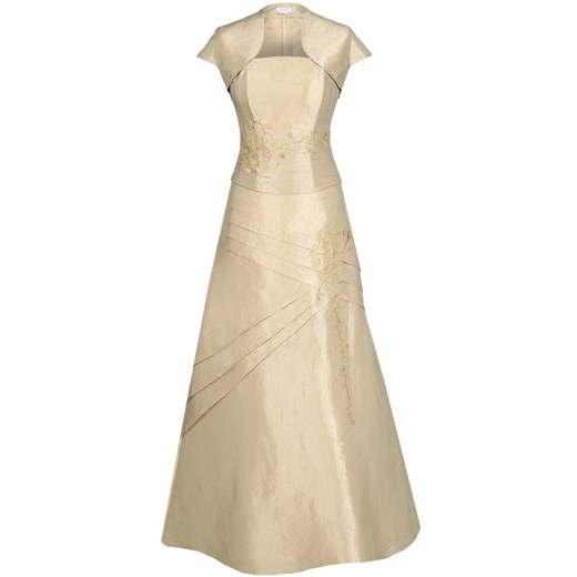 Sukienka FSU089 SZAMPAN ze sklepu fokus.pl w kategorii Sukienki - zdjęcie 186621989