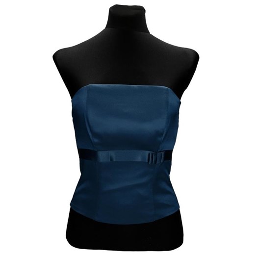 Gorset FGR082 GRANATOWY ze sklepu fokus.pl w kategorii Bluzki damskie - zdjęcie 186622109