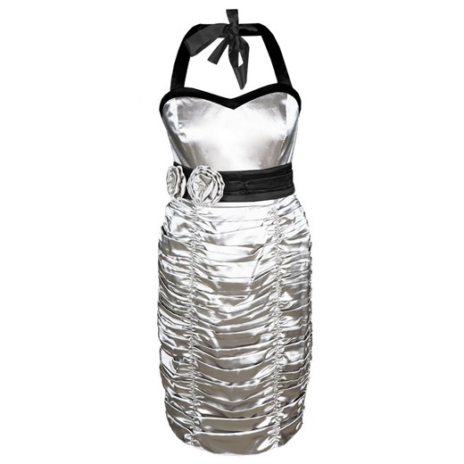 Sukienka FSU190 SZARY JASNY ze sklepu fokus.pl w kategorii Sukienki - zdjęcie 186622276