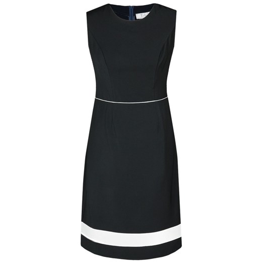 Sukienka FSU681 CZARNY EKRI ze sklepu fokus.pl w kategorii Sukienki - zdjęcie 186622389