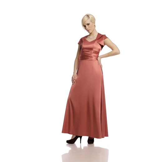 Sukienka FSU1027 CEGLASTY ze sklepu fokus.pl w kategorii Sukienki - zdjęcie 186622745