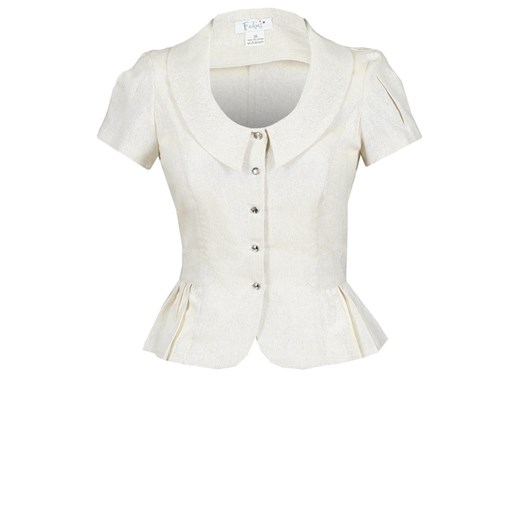 Żakiet FZA676 EKRI + SREBRNA NIĆ ze sklepu fokus.pl w kategorii Marynarki damskie - zdjęcie 186622768