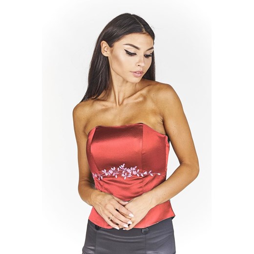 Gorset FGR042 CEGLASTY ze sklepu fokus.pl w kategorii Bluzki damskie - zdjęcie 186623087