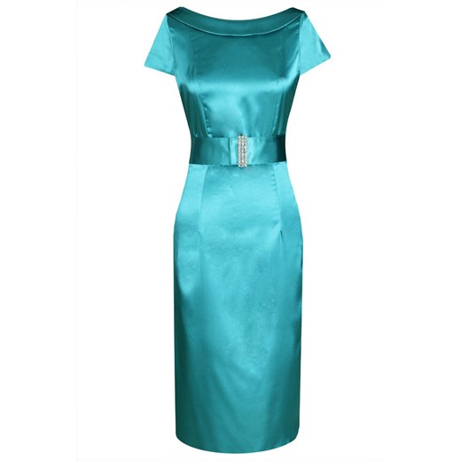 Sukienka FSU199 TURKUSOWY ŚREDNI ze sklepu fokus.pl w kategorii Sukienki - zdjęcie 186623278