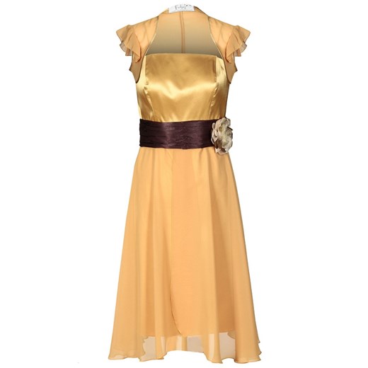 Sukienka FSU184 ZŁOTY ze sklepu fokus.pl w kategorii Sukienki - zdjęcie 186623315