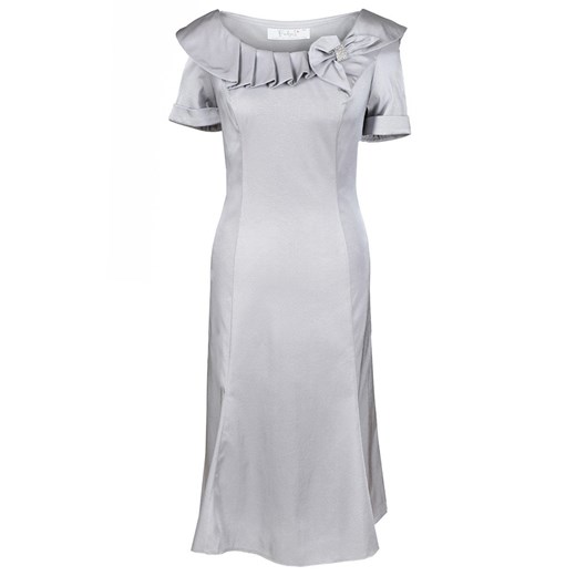 Sukienka FSU214 SZARY JASNY ze sklepu fokus.pl w kategorii Sukienki - zdjęcie 186623407