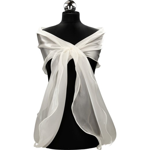 Szal FSZ056 EKRI ze sklepu fokus.pl w kategorii Szaliki i chusty damskie - zdjęcie 186623467