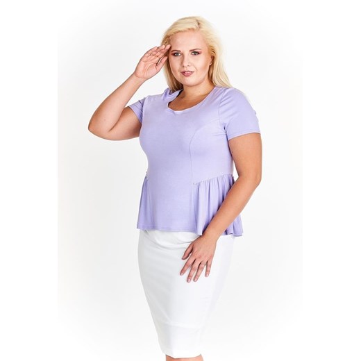 Bluzka FBZ942 FIOLETOWY ze sklepu fokus.pl w kategorii Bluzki damskie - zdjęcie 186623507