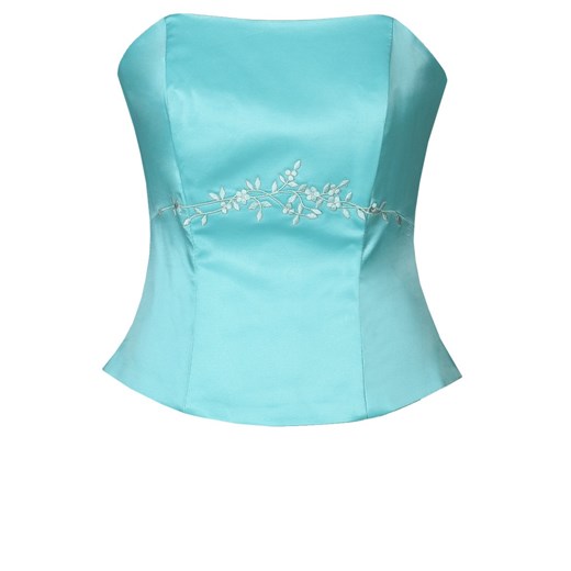 Gorset FGR042 TURKUSOWY ŚREDNI ze sklepu fokus.pl w kategorii Bluzki damskie - zdjęcie 186623656