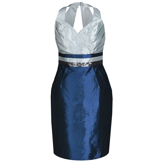 Sukienka FSU191 CHABROWY CIEMNY SZARY JASNY ze sklepu fokus.pl w kategorii Sukienki - zdjęcie 186623717