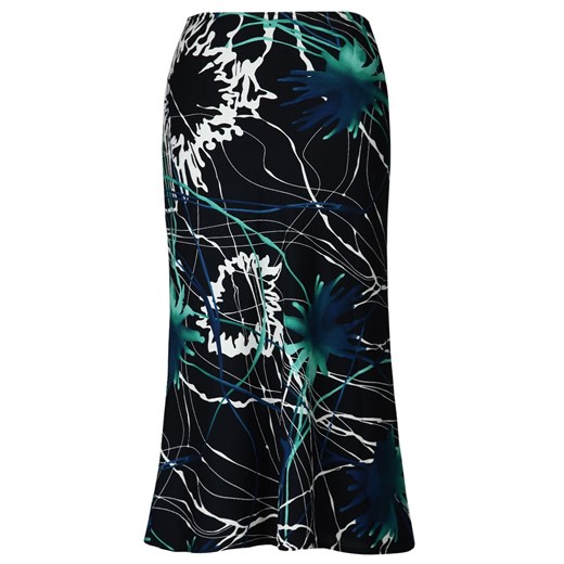 Spódnica FSP771 GRANATOWY + TURKUSOWY ŚREDNI wzór ze sklepu fokus.pl w kategorii Spódnice - zdjęcie 186623887