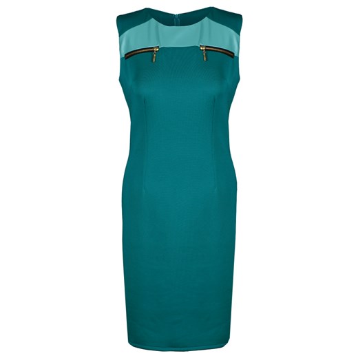 Sukienka FSU323 TURKUS CIEMNY ze sklepu fokus.pl w kategorii Sukienki - zdjęcie 186623908