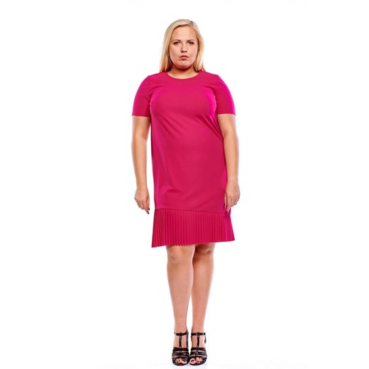 Sukienka FSU928 AMARANTOWY ŚREDNI ze sklepu fokus.pl w kategorii Sukienki - zdjęcie 186623989