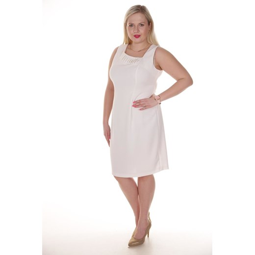 Sukienka FSU915 EKRI ze sklepu fokus.pl w kategorii Sukienki - zdjęcie 186624069