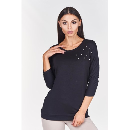 Bluzka FBZ951 CZARNY ze sklepu fokus.pl w kategorii Bluzki damskie - zdjęcie 186624205