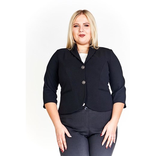 Żakiet FZA772 CZARNY ze sklepu fokus.pl w kategorii Marynarki damskie - zdjęcie 186624266