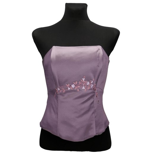 Gorset FGR042 ŚLIWKOWY ze sklepu fokus.pl w kategorii Bluzki damskie - zdjęcie 186624317