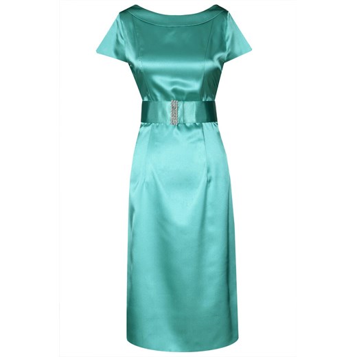 Sukienka FSU199 TURKUSOWY CIEMNY ze sklepu fokus.pl w kategorii Sukienki - zdjęcie 186624537