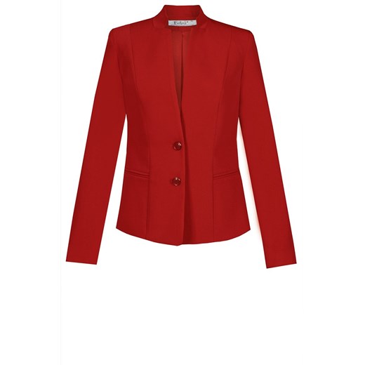 Żakiet FZA872  CZERWONY ze sklepu fokus.pl w kategorii Marynarki damskie - zdjęcie 186624779