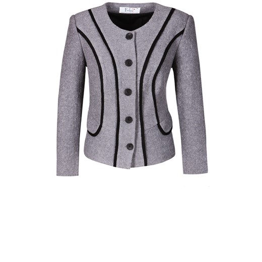 Żakiet FZA449 SZARY ze sklepu fokus.pl w kategorii Marynarki damskie - zdjęcie 186624895