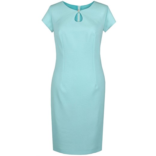 Sukienka FSU874 MIĘTOWY ze sklepu fokus.pl w kategorii Sukienki - zdjęcie 186625287