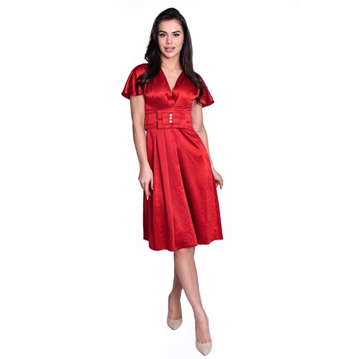 Sukienka FSU1109 CZERWONY ze sklepu fokus.pl w kategorii Sukienki - zdjęcie 186625335