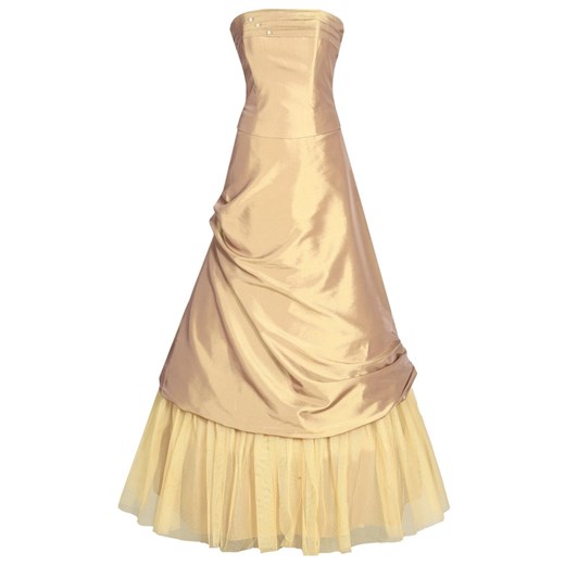 Sukienka FSU075 ZŁOTY ŚREDNI ze sklepu fokus.pl w kategorii Sukienki - zdjęcie 186625516