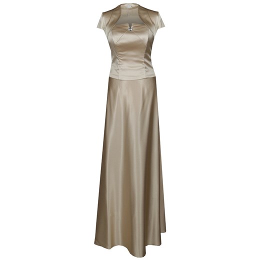 Sukienka FSU088 SZAMPAN ze sklepu fokus.pl w kategorii Sukienki - zdjęcie 186625778