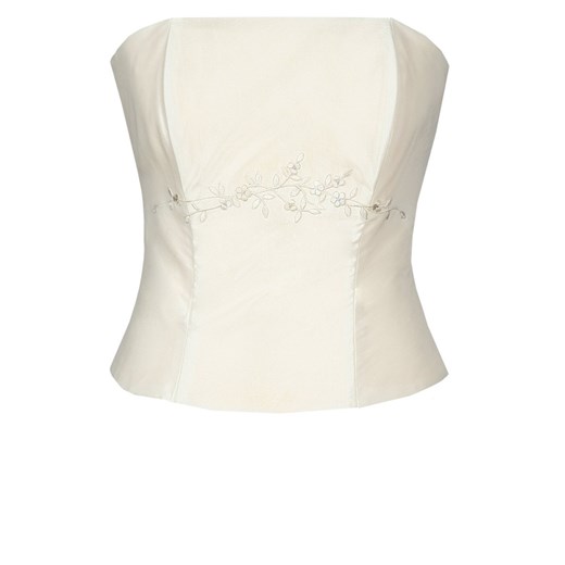 Gorset FGR042 EKRI  tafta ze sklepu fokus.pl w kategorii Bluzki damskie - zdjęcie 186625948