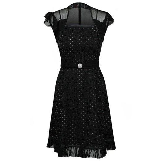 Sukienka FSU185 CZARNY RÓŻOWY JASNY wzór M ze sklepu fokus.pl w kategorii Sukienki - zdjęcie 186626118