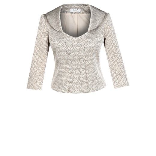 Żakiet FZA318 BEŻ ŚREDNI ze sklepu fokus.pl w kategorii Marynarki damskie - zdjęcie 186626196