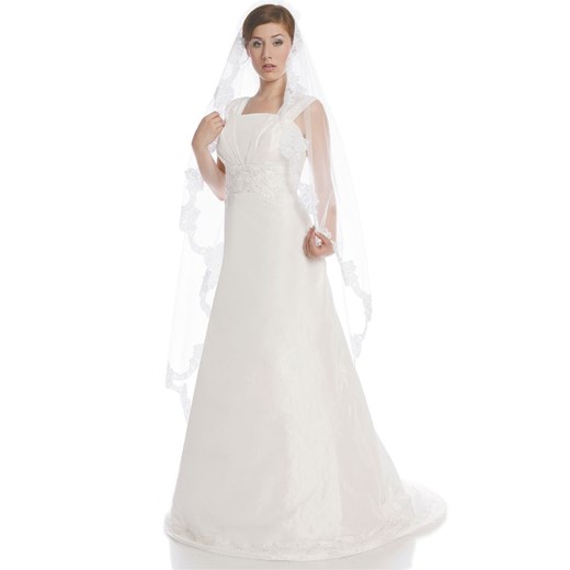 Suknia Ślubna FSS548 BIAŁY ze sklepu fokus.pl w kategorii Sukienki - zdjęcie 186626289