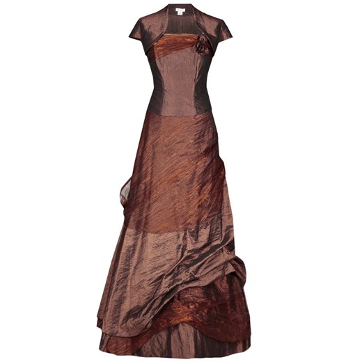 Sukienka FSU061 MIEDZIANO-RÓŻOWY ze sklepu fokus.pl w kategorii Sukienki - zdjęcie 186626318