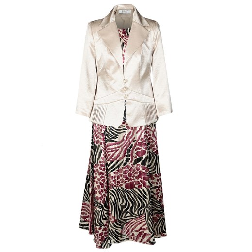 Garsonka FGA204 CZARNY  EKRI CIEMNE ze sklepu fokus.pl w kategorii Komplety i garnitury damskie - zdjęcie 186626388