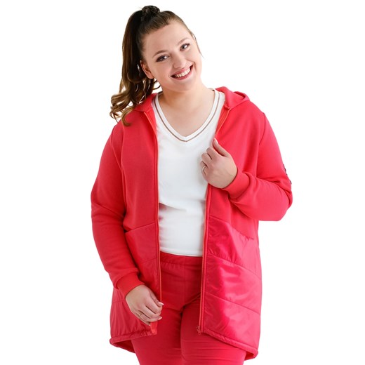Kurtka FKU1071 KORALOWY ze sklepu fokus.pl w kategorii Kurtki damskie - zdjęcie 186626745