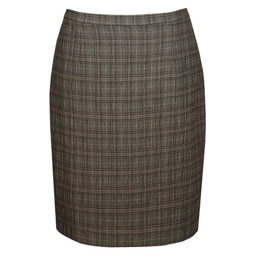 Spódnica FSP641 ZIELONY ZGNIŁY CIEMNY ze sklepu fokus.pl w kategorii Spódnice - zdjęcie 186626977