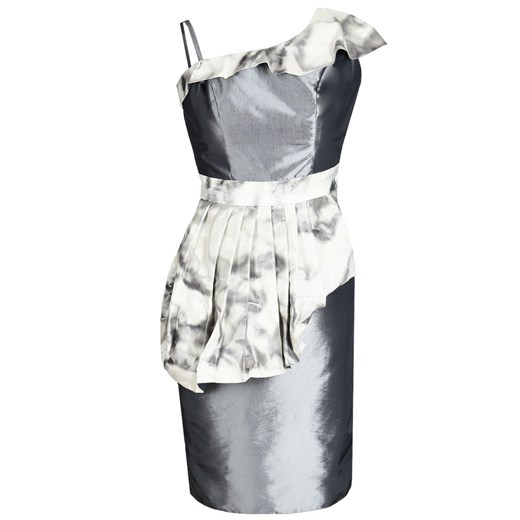 Sukienka FSU217 SZARY ze sklepu fokus.pl w kategorii Sukienki - zdjęcie 186626979