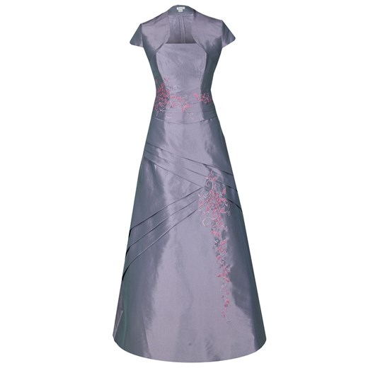 Sukienka FSU089 FIOLETOWO SZARY ze sklepu fokus.pl w kategorii Sukienki - zdjęcie 186627085