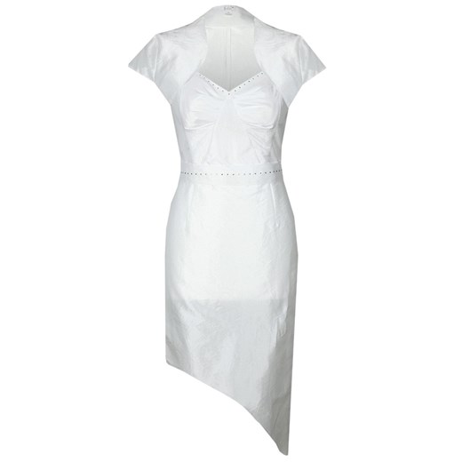 Sukienka FSU155 BIAŁY ze sklepu fokus.pl w kategorii Sukienki - zdjęcie 186627238