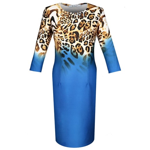 Sukienka FSU406 CHABROWY ze sklepu fokus.pl w kategorii Sukienki - zdjęcie 186627358