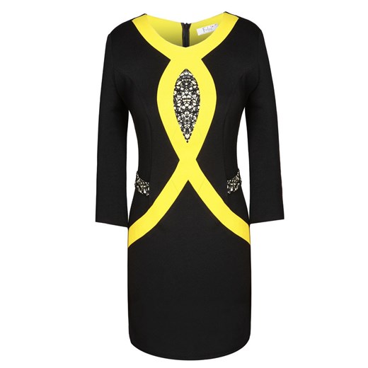 Tunika FTU304 CZARNY LIMONKA ze sklepu fokus.pl w kategorii Bluzki damskie - zdjęcie 186627545
