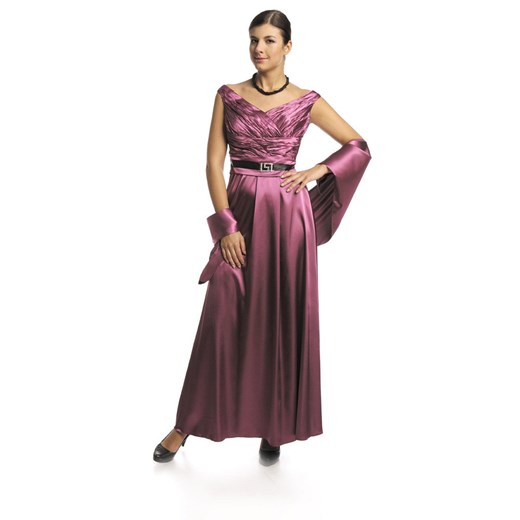 Suknia FSU733 AMARANT CIEMNY ze sklepu fokus.pl w kategorii Sukienki - zdjęcie 186627879